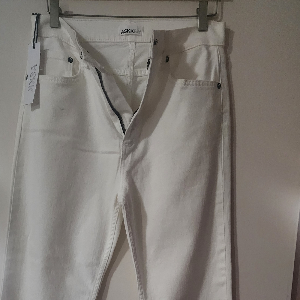 ASKK NY Crisp White Denim